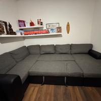 Divano letto con doppia chaise longue