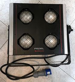 Proel Blinder DMX 4 lampade PLAB4