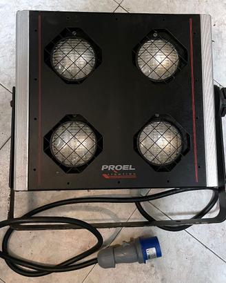 Proel Blinder DMX 4 lampade PLAB4