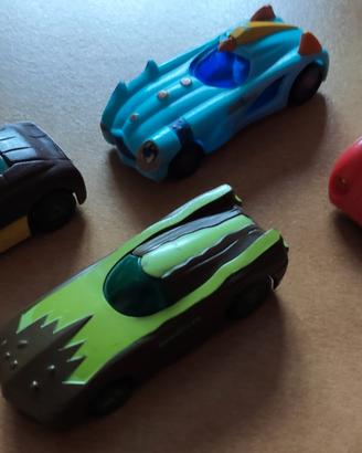 Lotto 4 Macchinine Gormiti Terra Bosco Acqua Fuoco