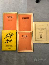 Libri di musica (Pozzoli Pujol e chitarra)
