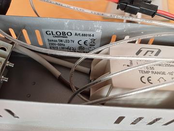 PLAFONIERA GLOBO 5 LAMPADINE LED