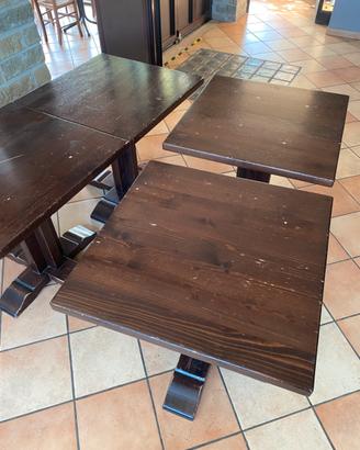 Stock Tavoli Legno Massello