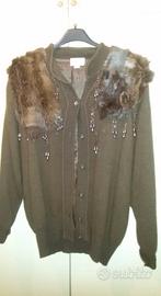 Giacca di lana marrone