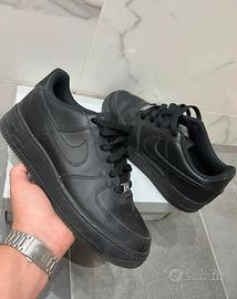 Nike Air Force 1 Nere 37.5 Nuove Unisex