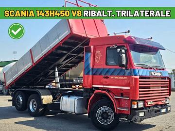 Ribaltabile Scania 143H450 Motore V8 Tipper 6x2