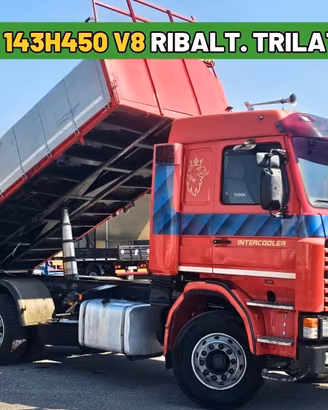 Ribaltabile Scania 143H450 Motore V8 Tipper 6x2