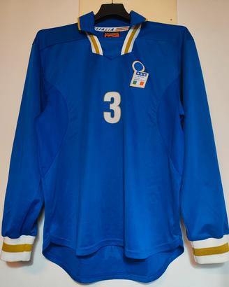 Maglia Italia 96/97 MALDINI 3 - Match Issue + COA