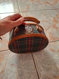 Borsa secchiello tartan