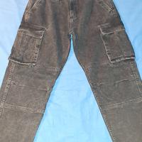 Pantaloni cargo neri