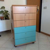 Cassettiera con ruote