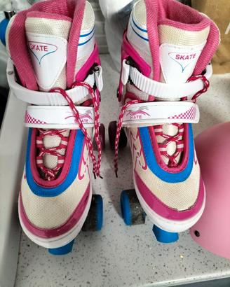 Pattini a rotelle completo