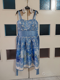 Vestito Rinascimento celeste