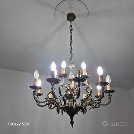 LAMPADARIO OTTONE BRUNITO 