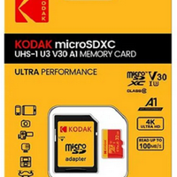 KODAK Micro SD Card scheda di Memoria rossa 32 GB