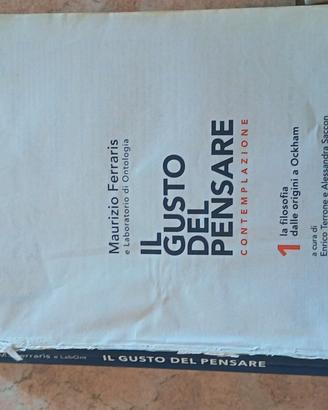 volume 1,2,3 il gusto del pensare +libricini
