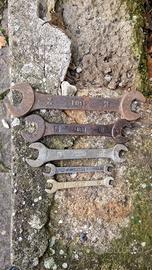 Chiavi inglesi Fiat, d'epoca.