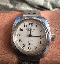 Zedon Geneve orologio vintage a carica manuale. 