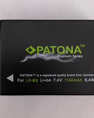 Batteria Patona LP-E8