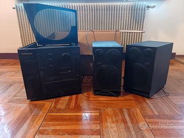 STEREO CON GIRADISCHI E CASSE