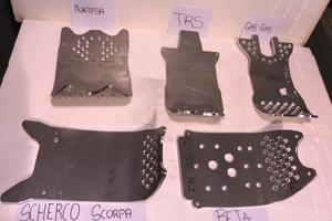 Piastra paramotore rinforzata beta moto trial