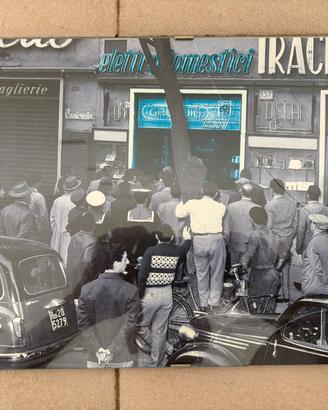 Foto vintage per avvento della televisione.