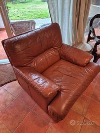 Poltrone in vera pelle