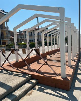 Struttura per gazebo o garage