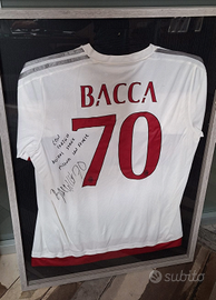 MAGLIA MILAN BACCA N.70 CON AUTOGRAFO INCORNICIATA