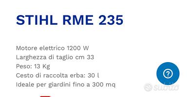 Taglia erba STIHL ELETTRICO