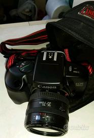 camera Canon EOS 750 QD usata con custodia