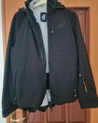 k way giacca da sci bozel 3 layers