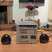 Vintage Stereo Sanyo C5R scomponibile portatile