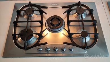 piano cottura 5 fuochi a gas