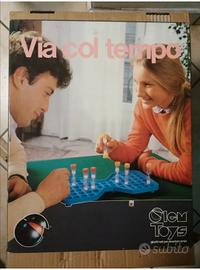 gioco da tavolo vintage Via col tempo clementoni