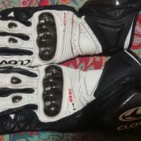 Guanti Moto Clover RS4 EVO Pelle bovina + canguro