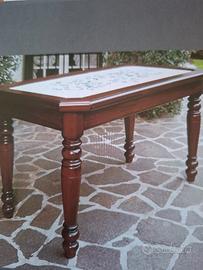 tavolo in legno noce americano 75×140 h80