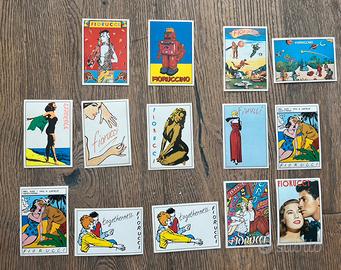 Lotto 13 figurine Panini Fiorucci 1984 originali