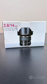 Lente SAMYANG 2.8/14mm