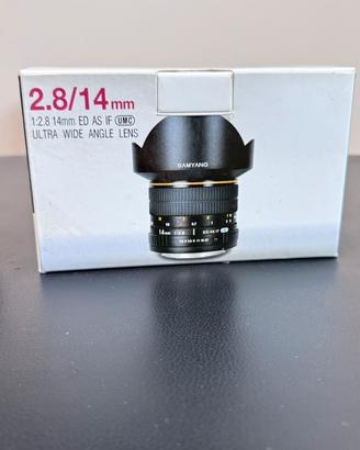 Lente SAMYANG 2.8/14mm