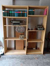 libreria in legno massello