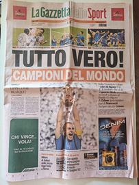 GAZZETTA DELLO SPORT ITALIA CAMPIONE DEL MONDO '06
