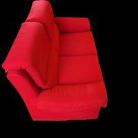 Coppia di divani rossi