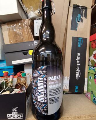 BOTTIGLIA BOTTIGLIONE 2 LITRI BIRRA PARKA VUOTA 