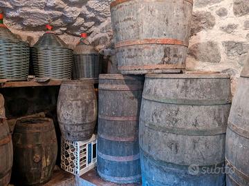 antiche botti in legno