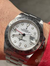 Rolex Explorer II 2 Polar 1997 indici virati crema