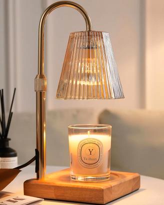 Lampada scalda candele con timer dimmerabile