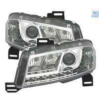 FARI FIAT STILO 01-08 LUCE DIURNA FONDO CROMATO