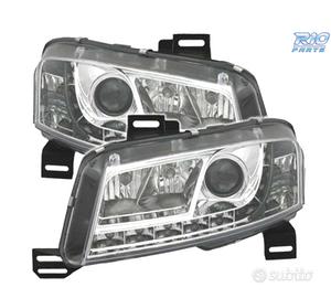 FARI FIAT STILO 01-08 LUCE DIURNA FONDO CROMATO