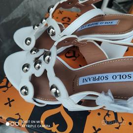 sandali bianchi donna 